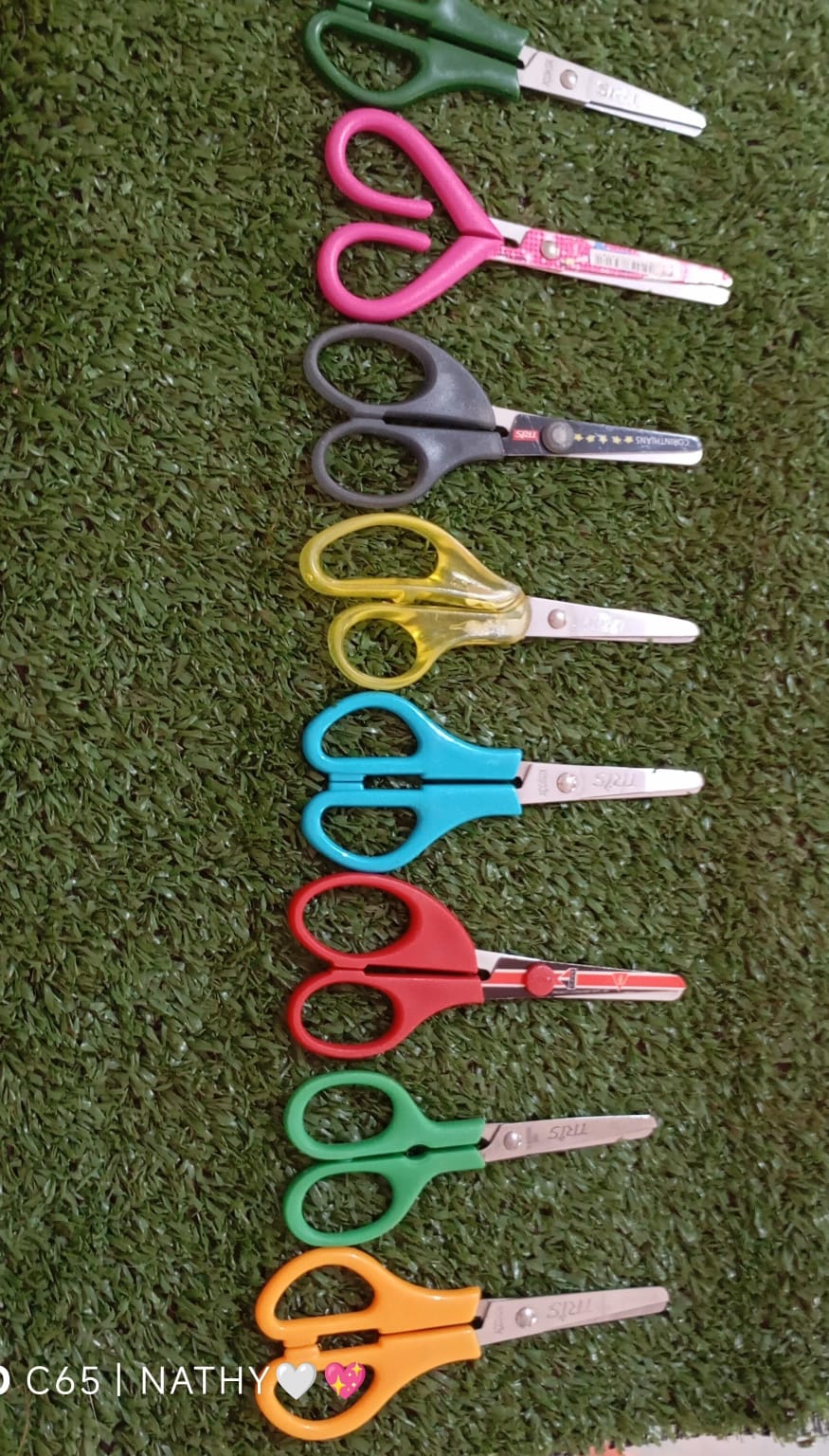 Tesoura Escolar Tris Class Pastel 13 Cm 30 Unidades - Imagem 6