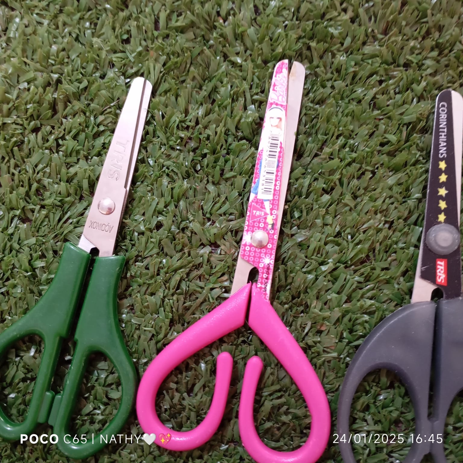 Tesoura Escolar Tris Class Pastel 13 Cm 30 Unidades - Imagem 4